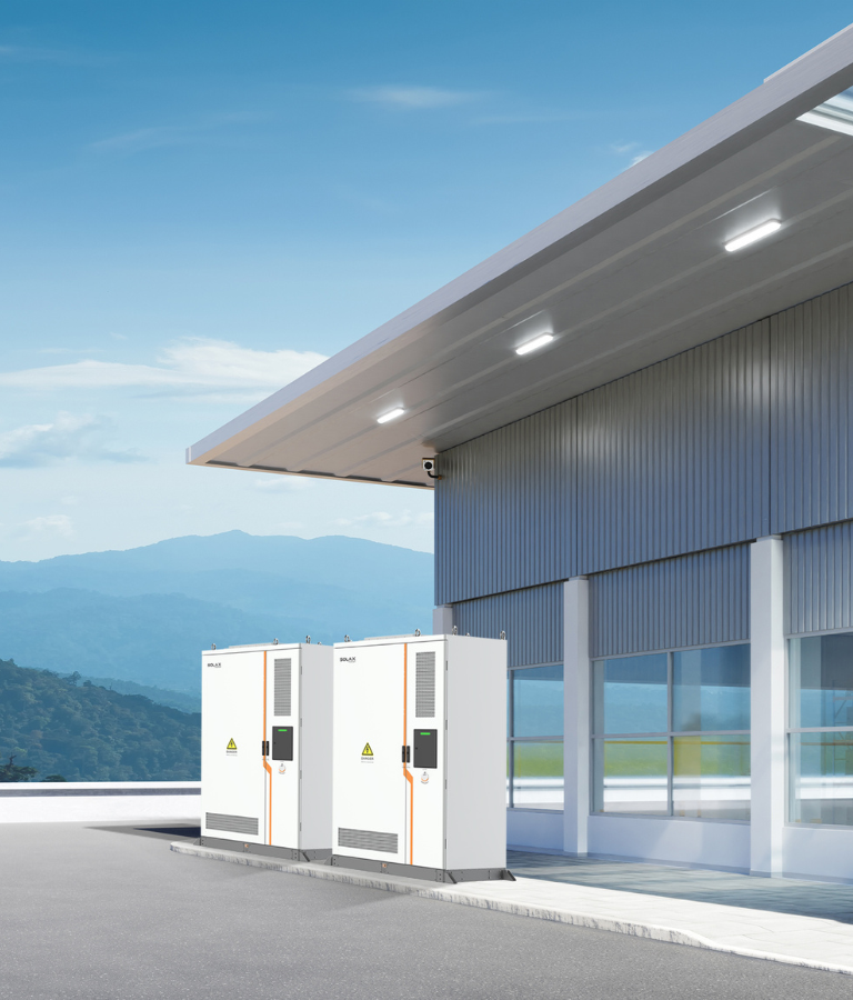 C&I energy storage and solar power banner for mobile view